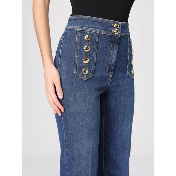 Elisabetta Franchi Jeans Woman Blue - Picture 3 of 3